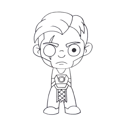 The way to Draw Fortnite Midas (27 Simple Steps) 18 How to draw Fortnite Midas