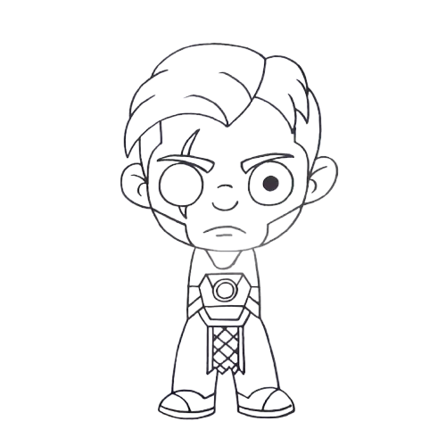 The way to Draw Fortnite Midas (27 Simple Steps) 19 How to draw Fortnite Midas