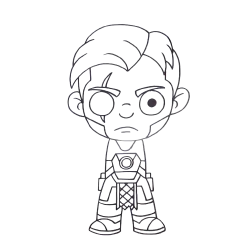 The way to Draw Fortnite Midas (27 Simple Steps) 22 How to draw Fortnite Midas