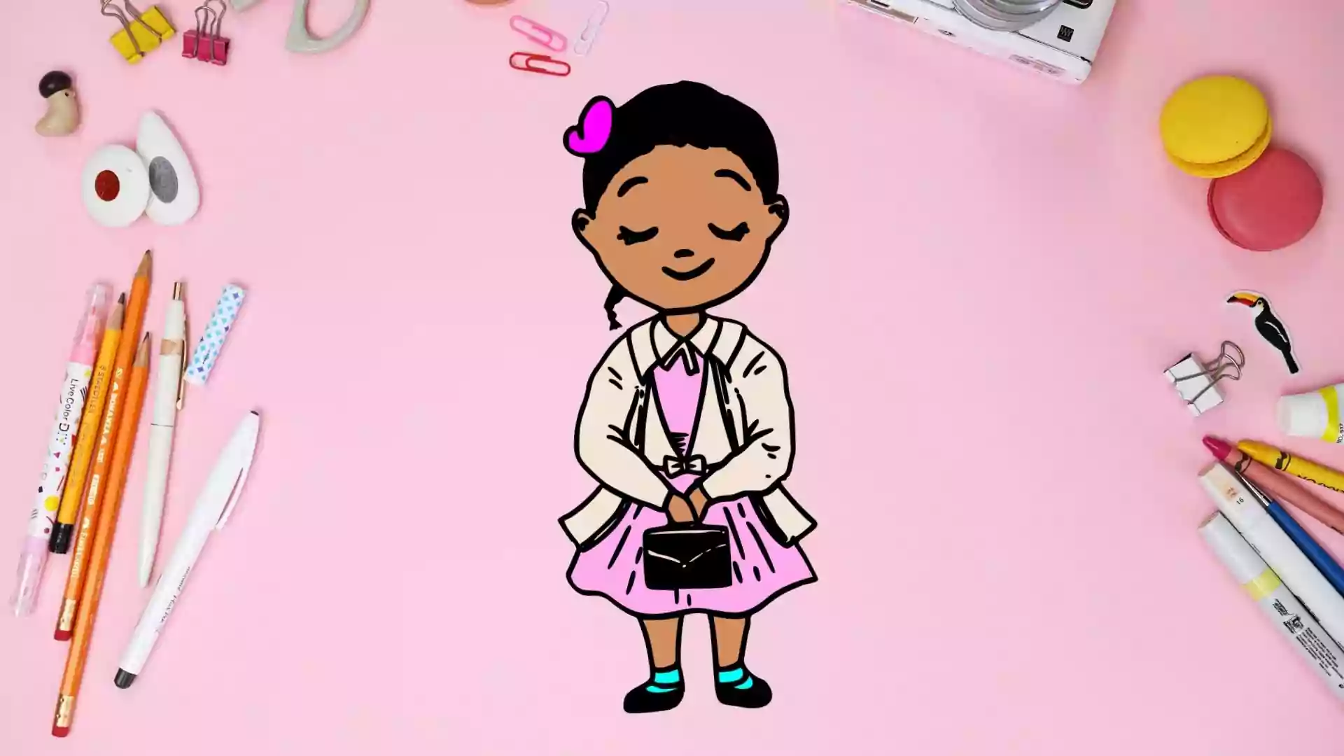 How to Draw Ruby Bridges