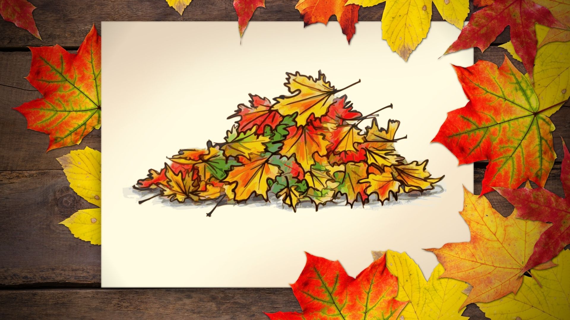 How to Draw Fall Leaves cover