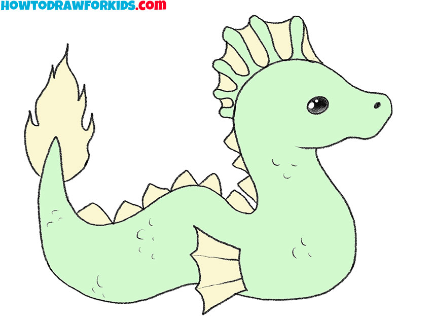 9 cartoon sea serpent drawing hAKeMt