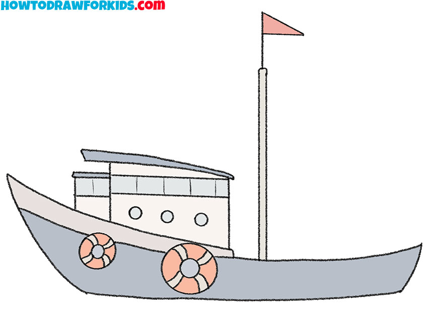 9 simple fishing boat drawing vKqOOf