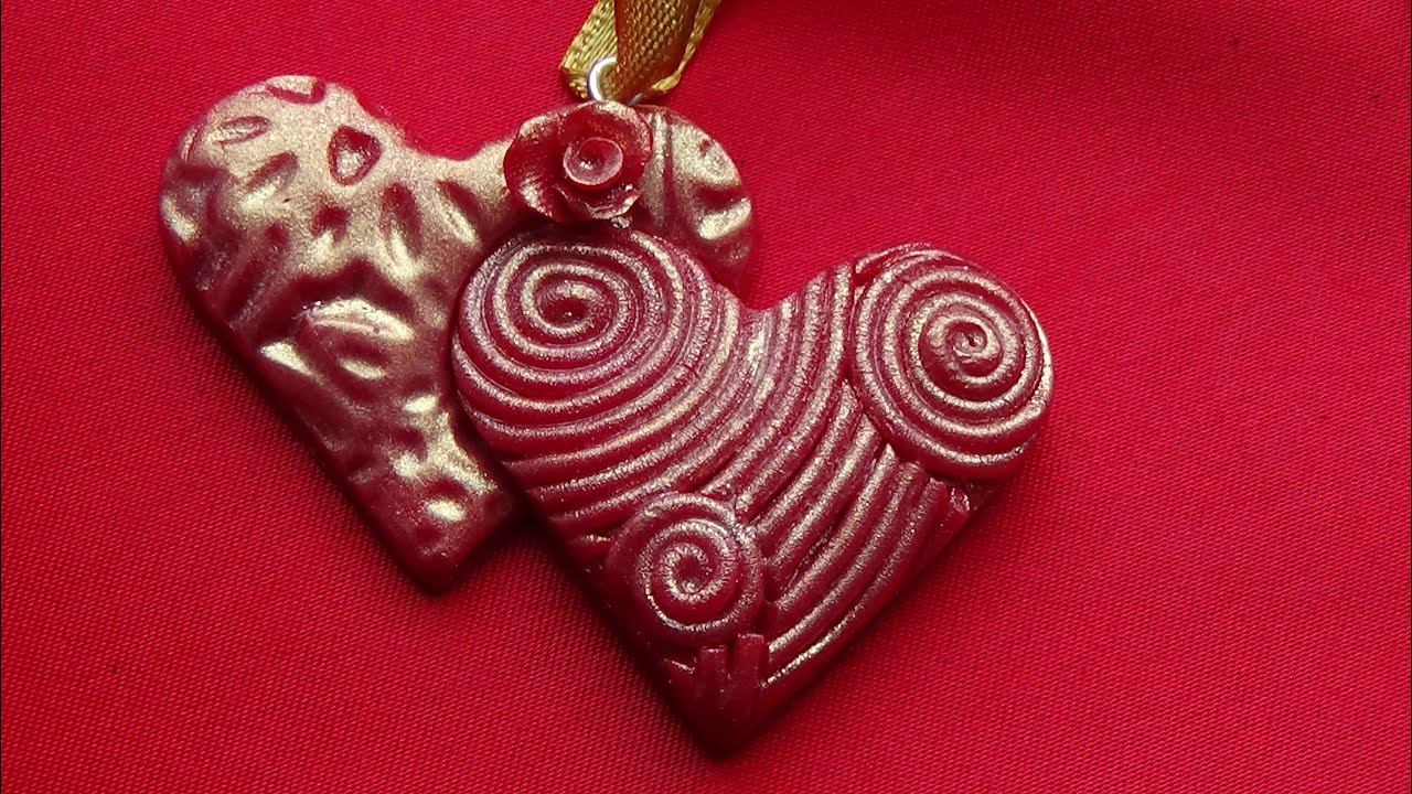 Polymer Clay Magnet Heart