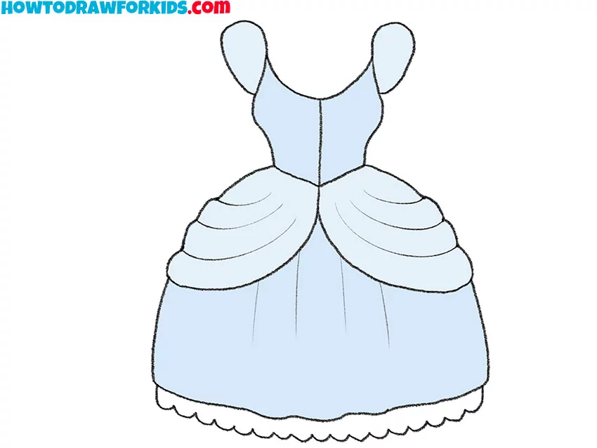 8 princess dress drawing tutorial e3wMPM