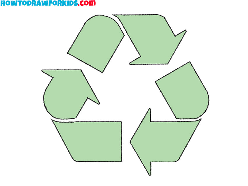 8 recycle sign drawing guide W6i5Hf