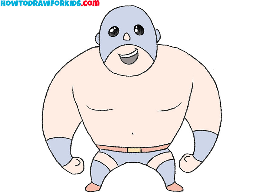 9 easy wrestler drawing XAdsTM