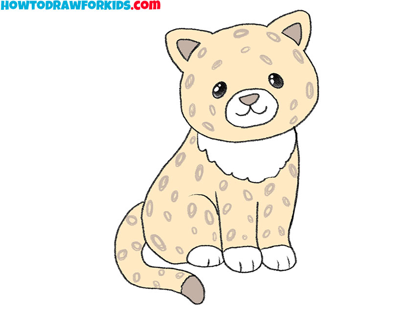 9 how to draw an easy jaguar for kindergarten GmdtOE