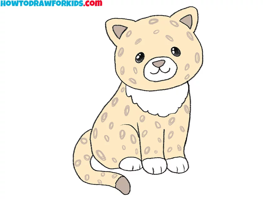 9 how to draw an easy jaguar for kindergarten GmdtOE