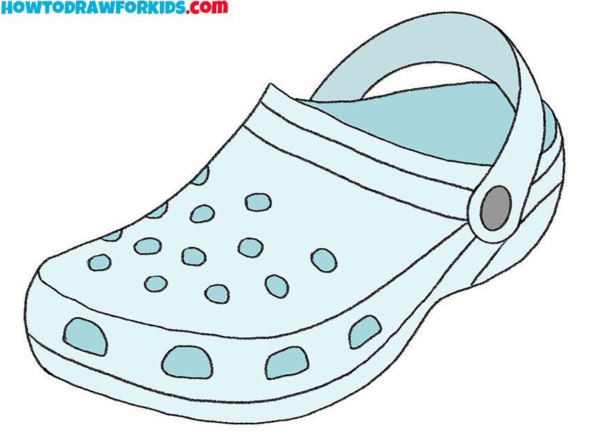 9 simple crocs drawing 8fTAy1