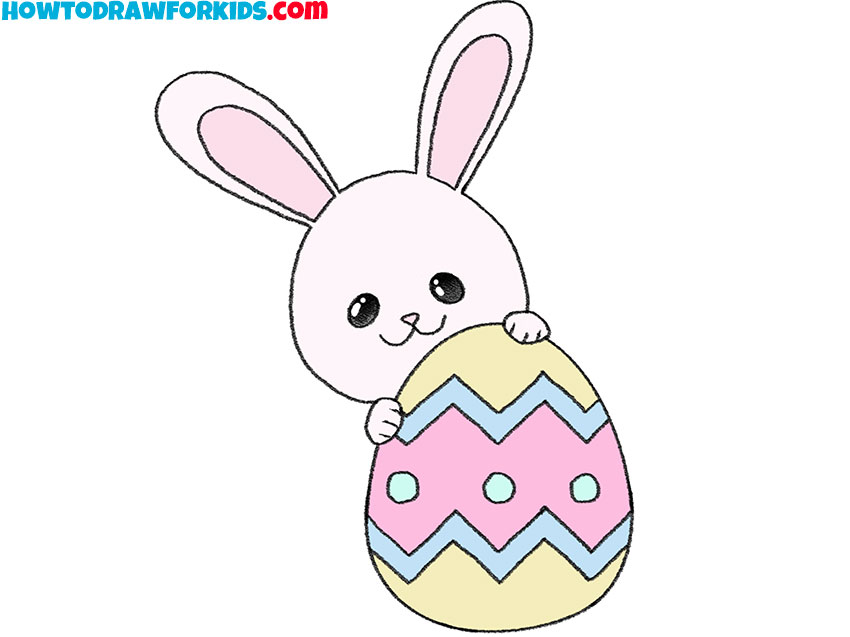 8 how to draw an easter bunny draw so cute NVz0u3