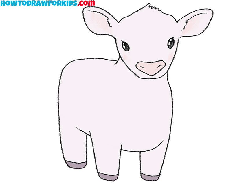 8 simple strawberry cow drawing 14b8QN