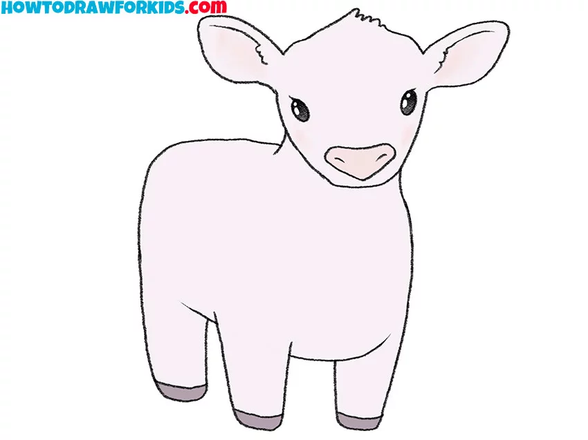8 simple strawberry cow drawing 14b8QN