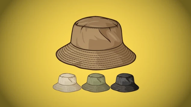 how to draw bucket hat